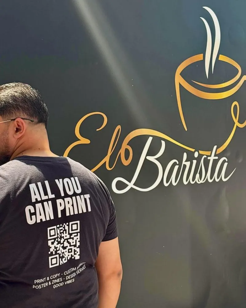 Muurlogo voor El Barista