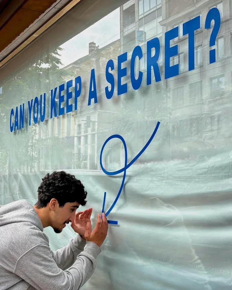 Raambelettering “Can you keep a secret?”