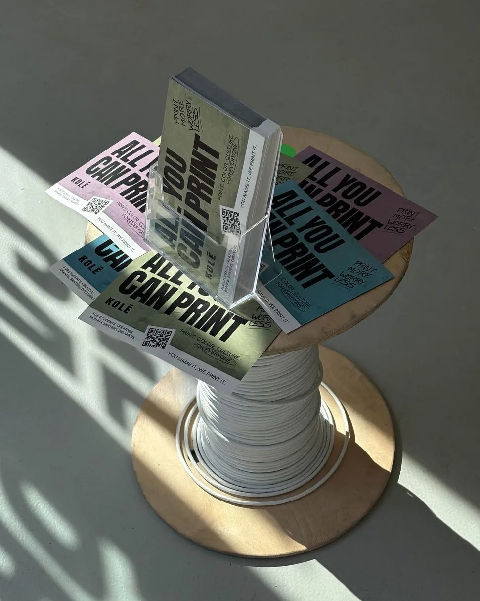 Flyers met QR-code